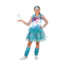 Elsa Hooded Dress Girls Blue -5