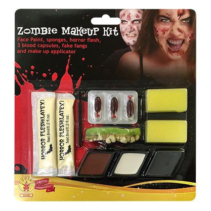 Zombie Make Up Kit Unisex White -1