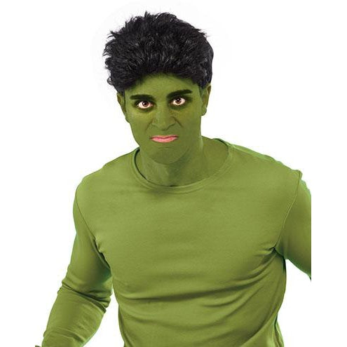 Hulk Wig Adult Mens -1