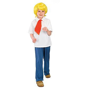 Fred Jones Scooby Doo Costume Boys White -1