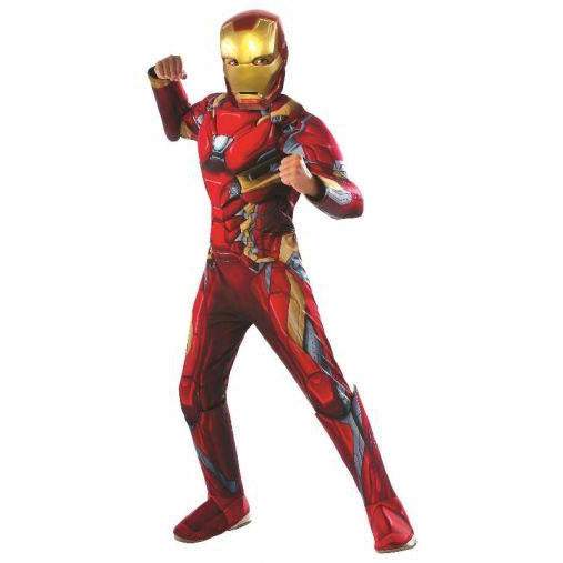 Iron Man Deluxe Cw Costume Boys Red -1