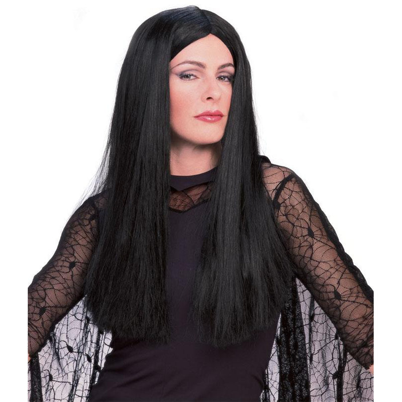 Morticia Wig Adult Womens -1
