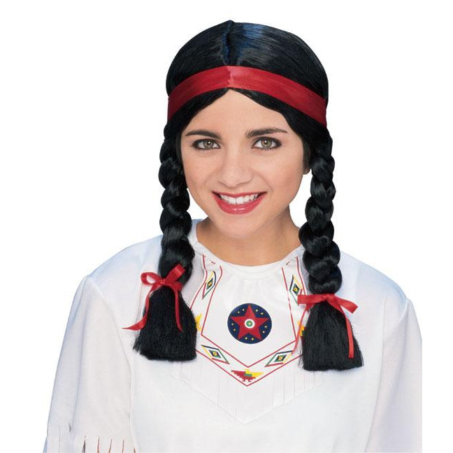 Native American Female Wig Adult Womens -1