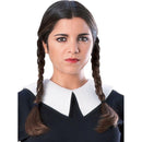 Wednesday Adult Wig Womens Brown -1