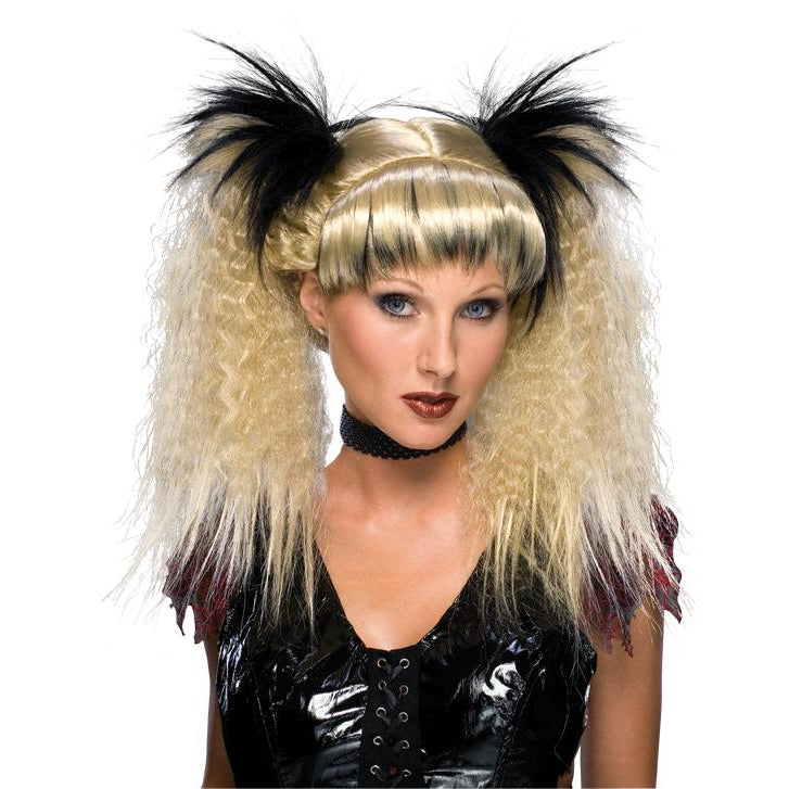 Futuristic Witch Wig Adult Womens Blonde -1