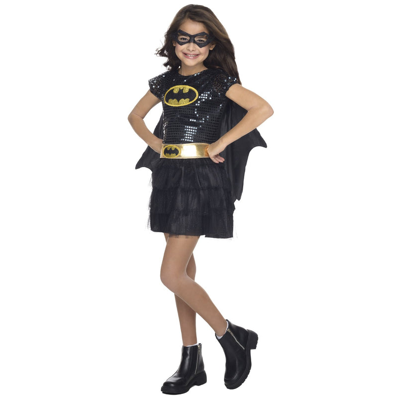 Batgirl Sequin Tutu Costume Girls -1