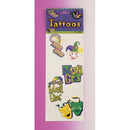 Mardi Gras Tattoos Unisex Green -1
