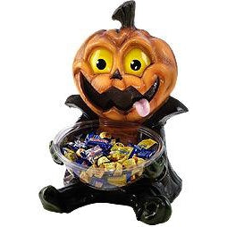 Pumpkin Candy Bowl Holder Unisex Orange -1