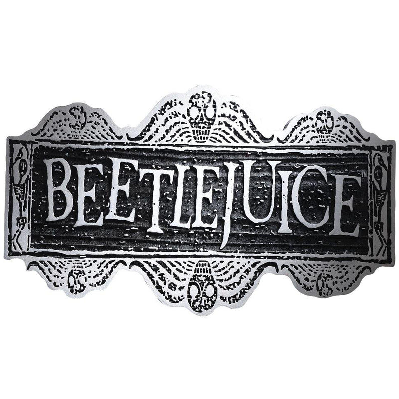 Beetlejuice Sign Unisex Grey -1