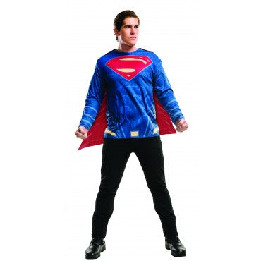 Superman Dawn Of Justice Costume Top Mens Blue -1
