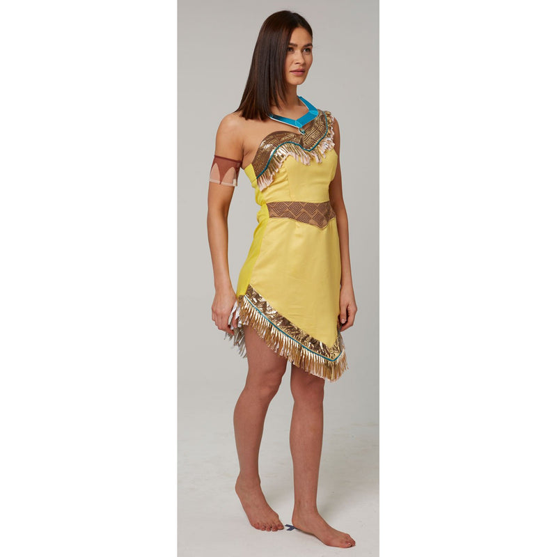 Pocahontas Adult Womens Yellow -1