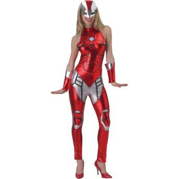 Iron Rescue Jumpsuit Womens Red -1