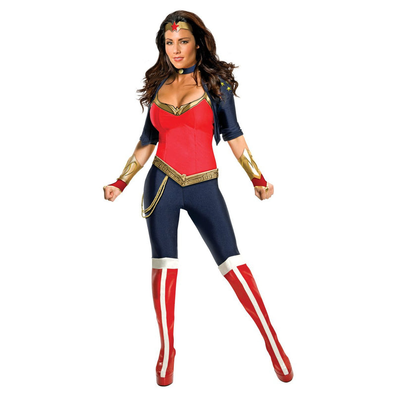 Wonder Woman Adult Womens Red -1