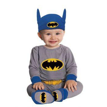 Batman Onesie Grey Blue Boys -1