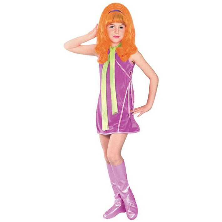 Daphne Deluxe Costume Girls Pink -1