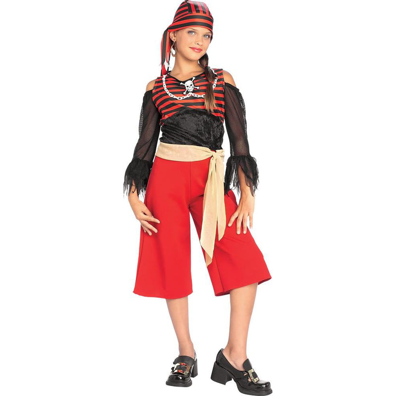 Sea Maiden Child Costume Girls Red -1