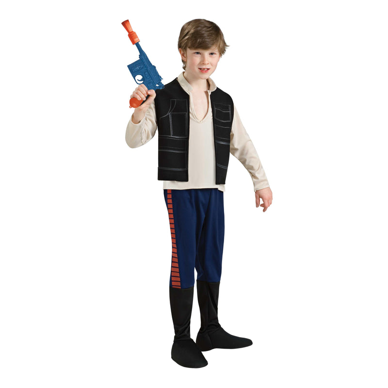 Han Solo Deluxe Costume Boys White -1