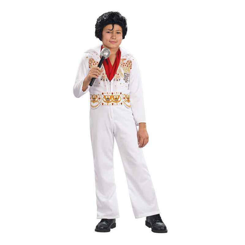 Elvis Child Costume Boys White -1