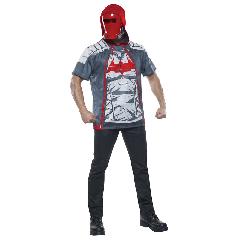 Red Hood Costume Top Mens -1