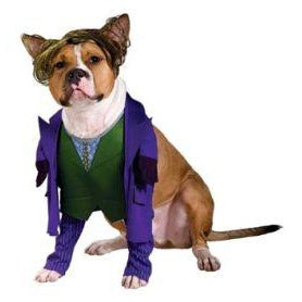 The Joker Pet Costume Unisex Purple -1