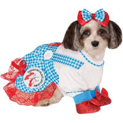 Dorothy Pet Costume Unisex Blue -1