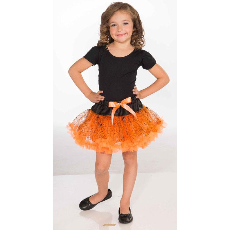 Orange Halloween Tutu Girls -1