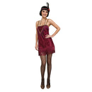 Jazz Diva Costume Womens Burgundy -1