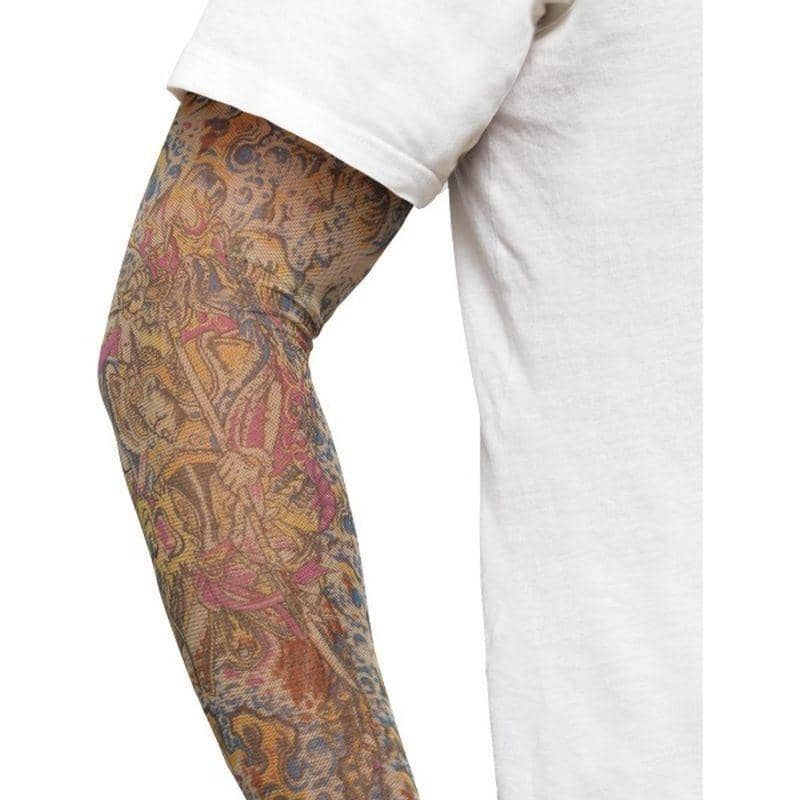 Tattoo Arm Sleeves 2Pk Adult Multi - Cosmetics & Disguises Mad Fancy Dress